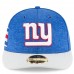 Men's New York Giants New Era Royal/Gray 2018 NFL Sideline Home Official Low Profile 59FIFTY Fitted Hat 3058485